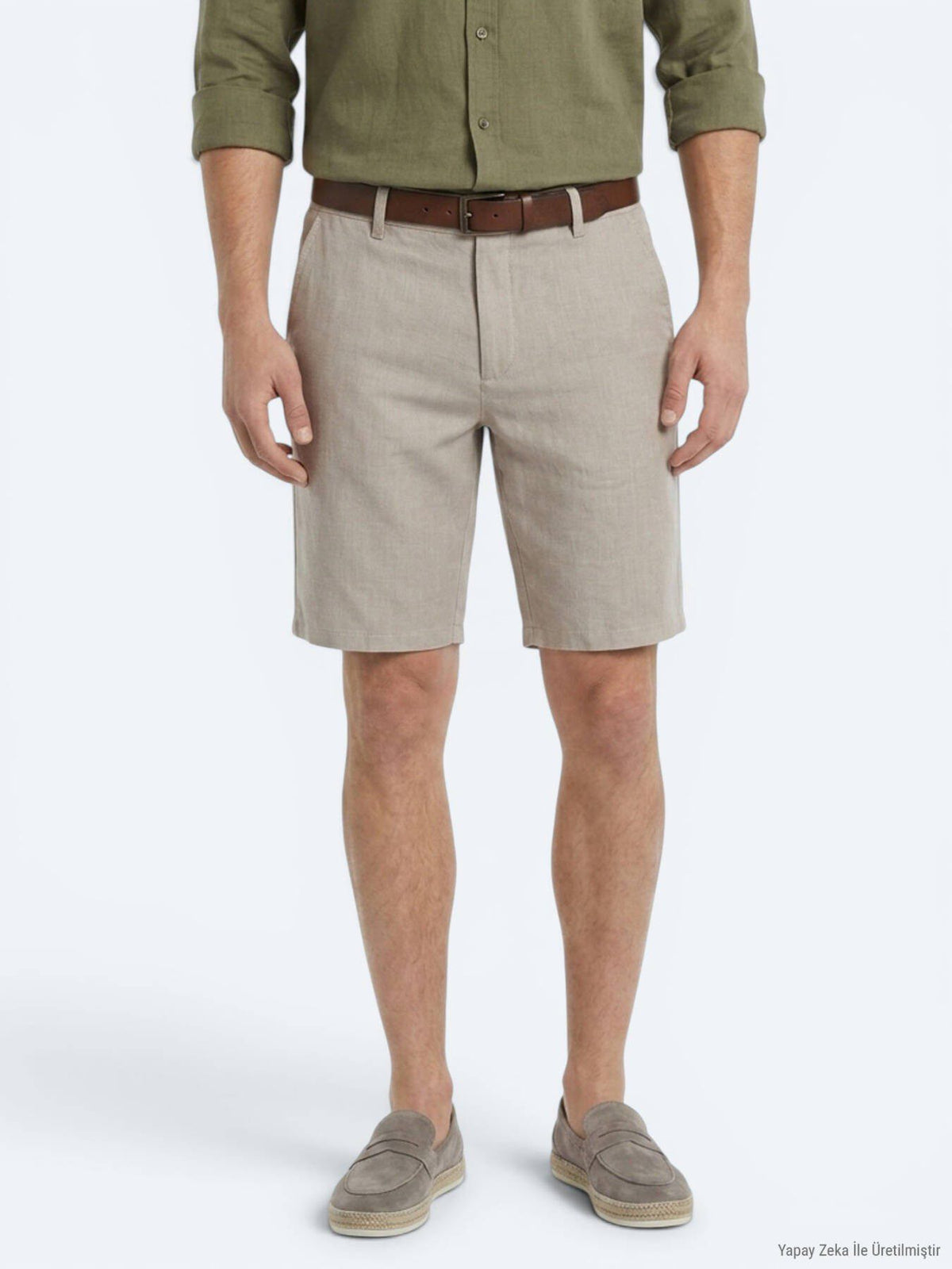 Edel Velours Jogging Bermuda aus Baumwolle