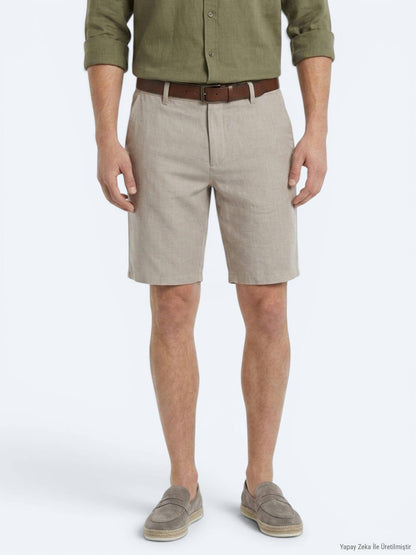 Edel Velours Jogging Bermuda aus Baumwolle