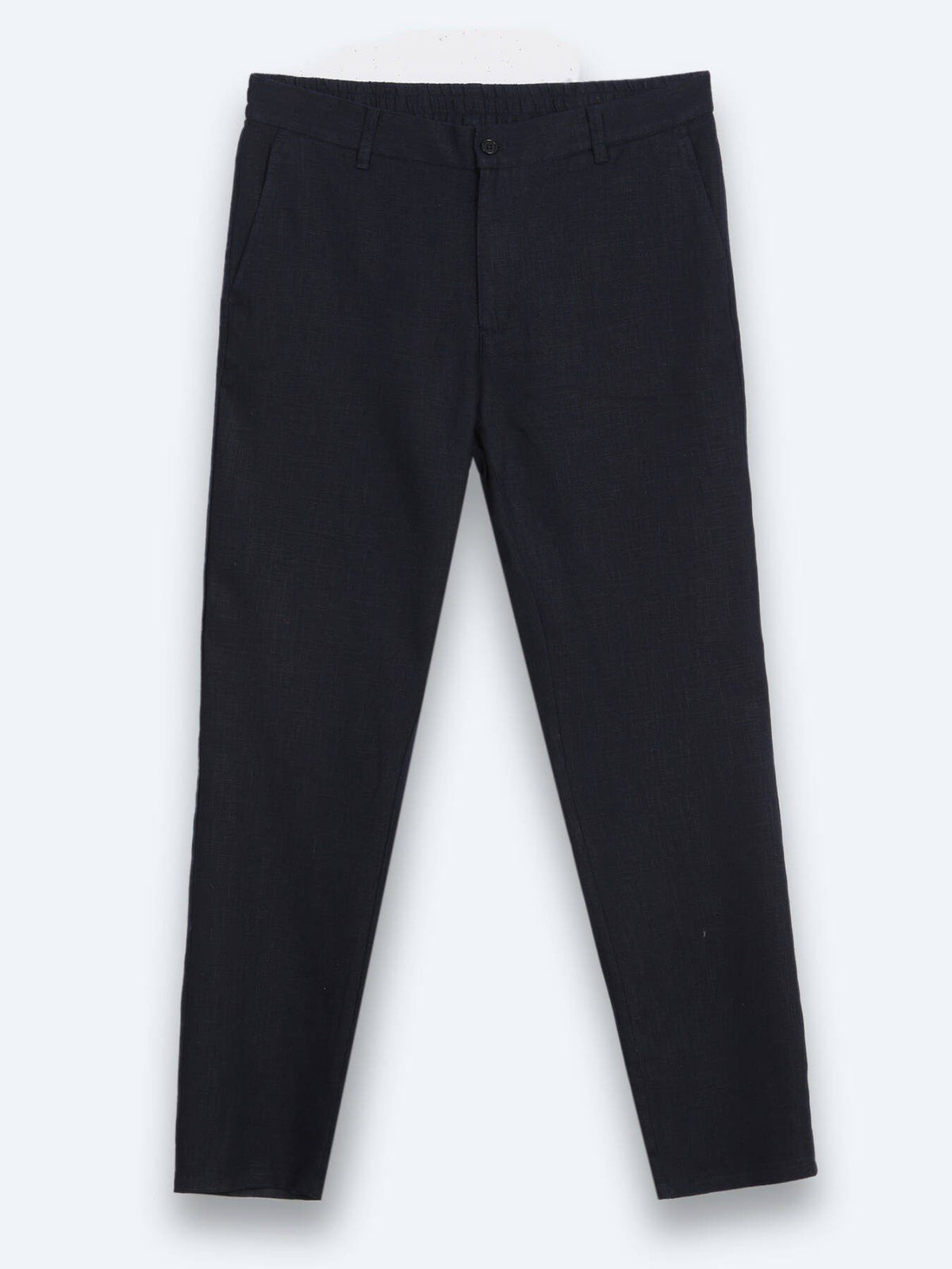 Marineblaue lockere Baumwollhose
