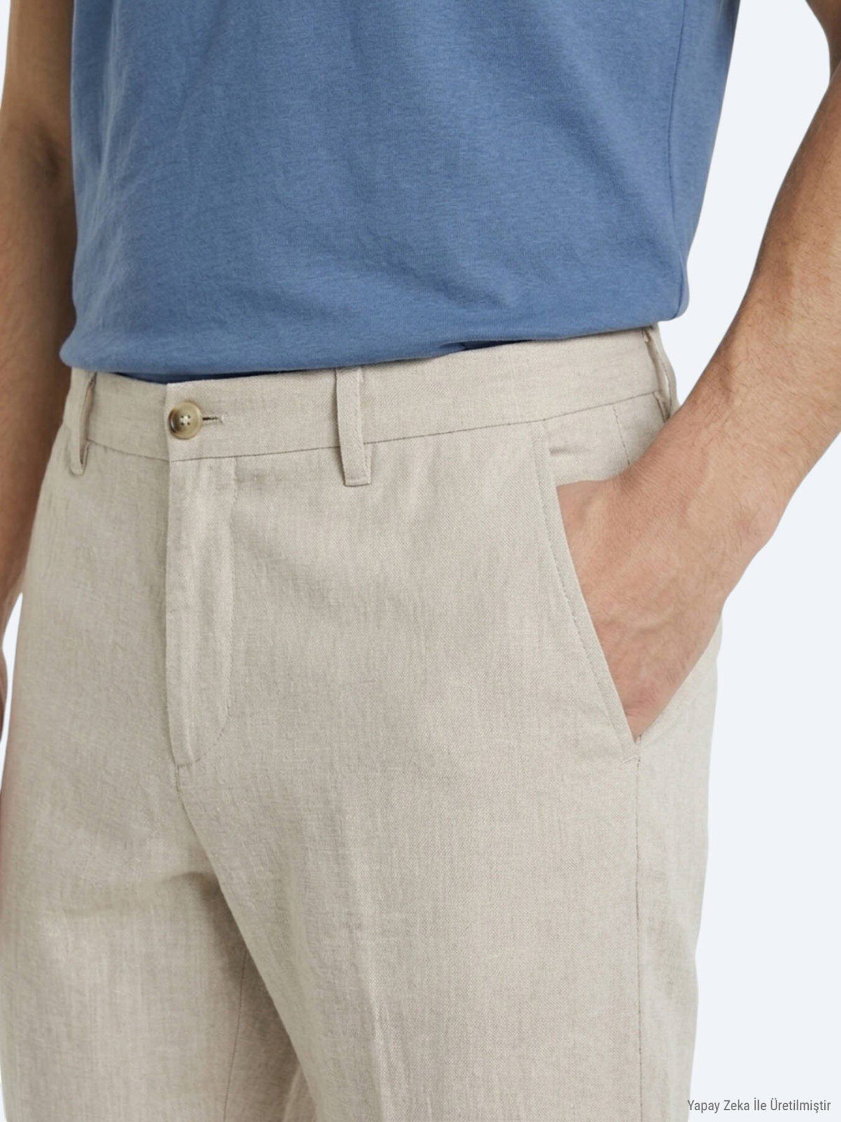 Stein Webung Jogginghose 100% Leinen