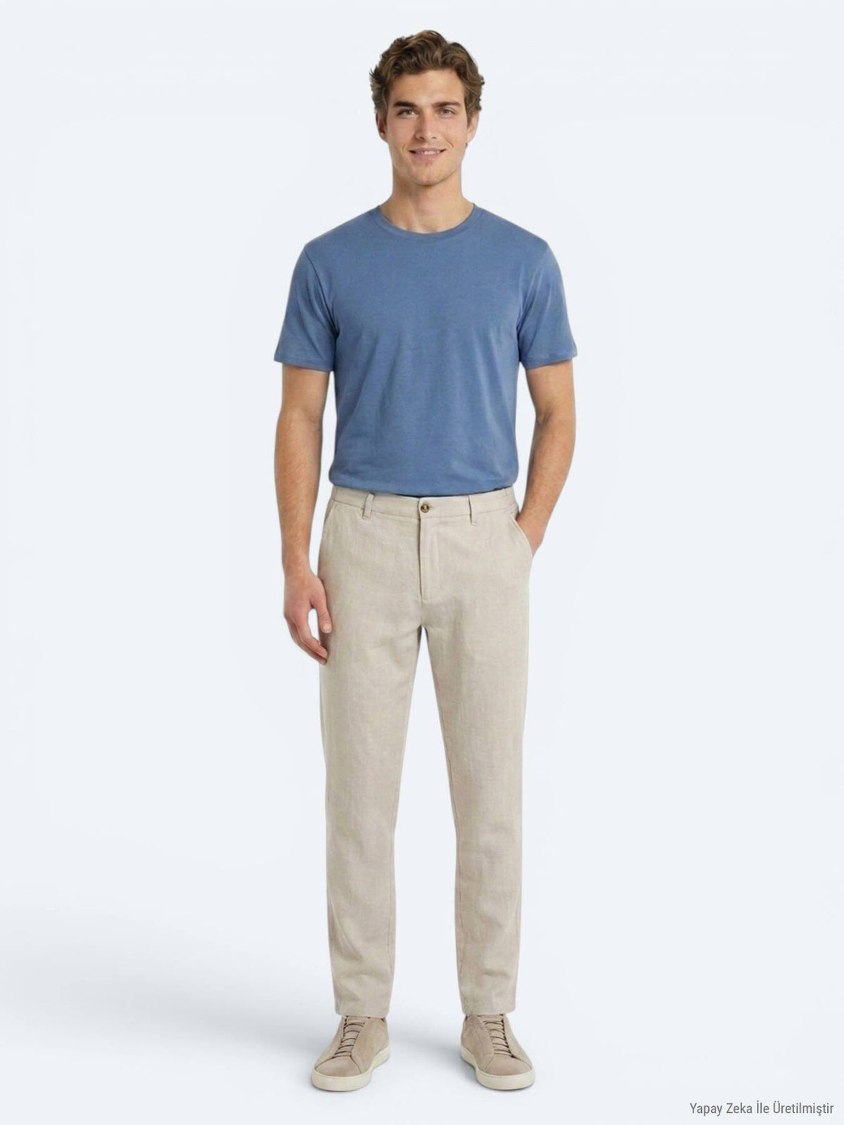 Stein Webung Jogginghose 100% Leinen