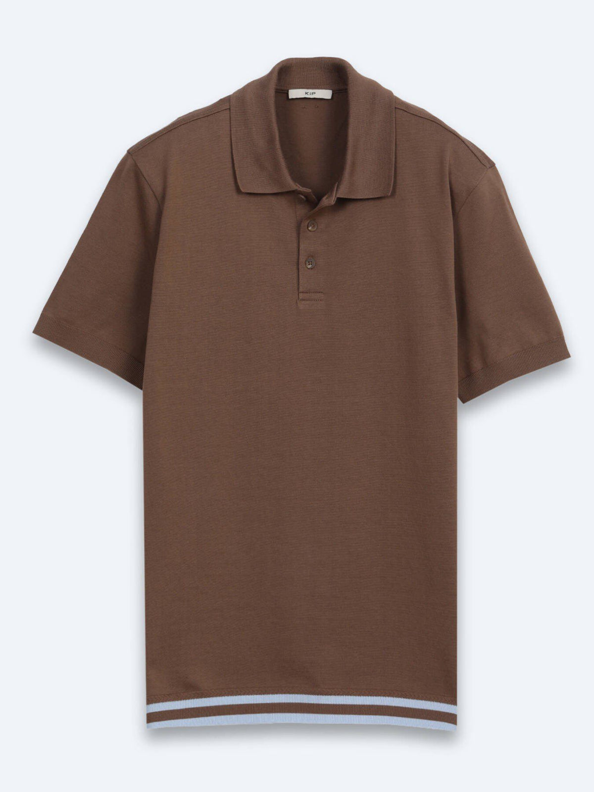 Braunes schlichtes 100% Baumwoll-T-Shirt