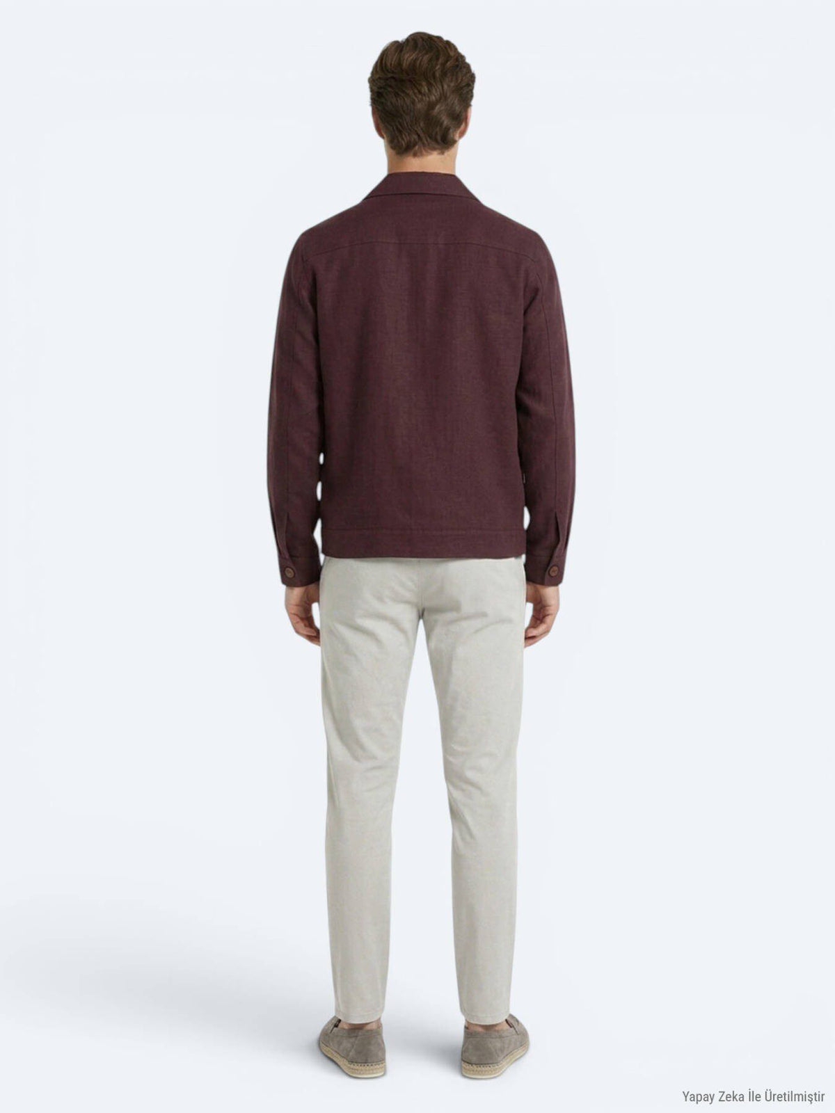 Burgunder Overshirt