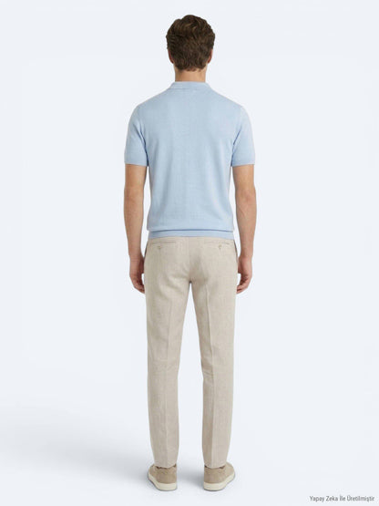 Steinmaterial Relaxed Fit Casual Hose