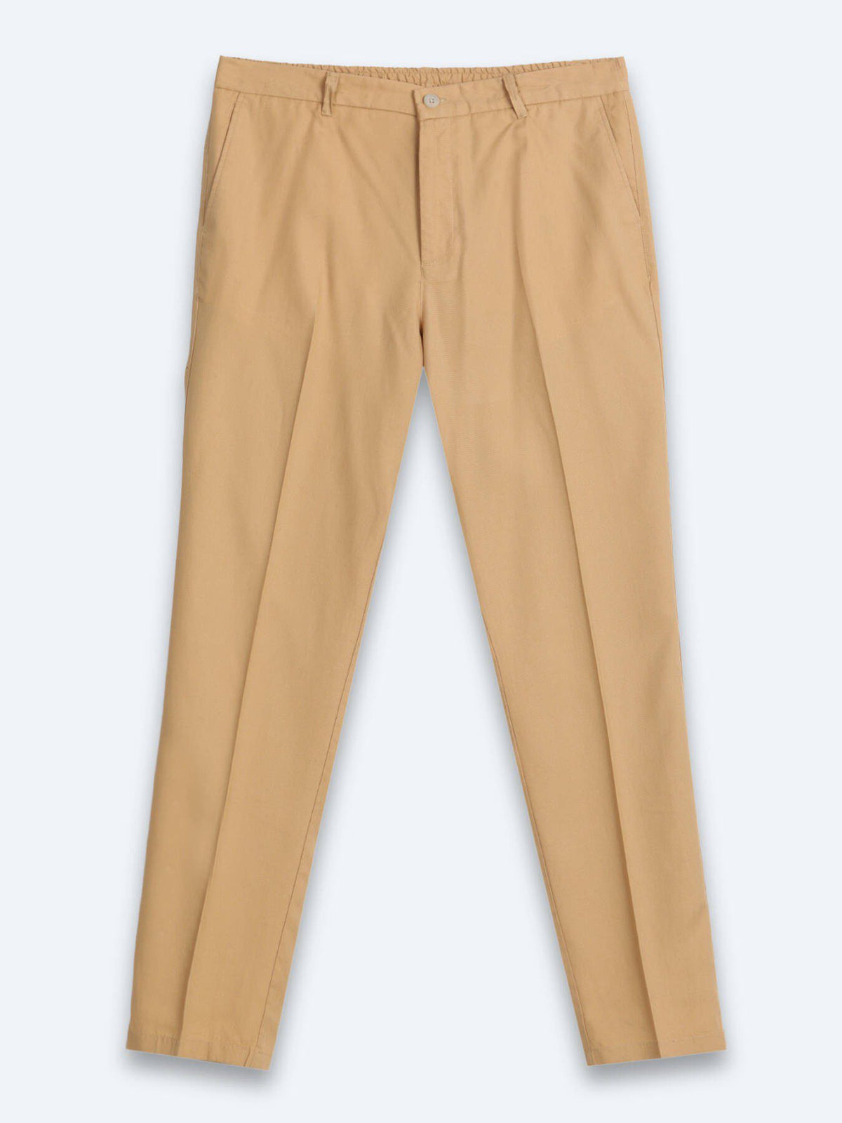 Gelbe Velours Jogginghose Casual