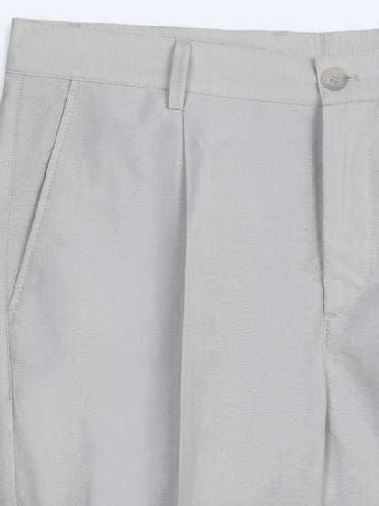 Steinmaterial Relaxed Fit Baumwollhose
