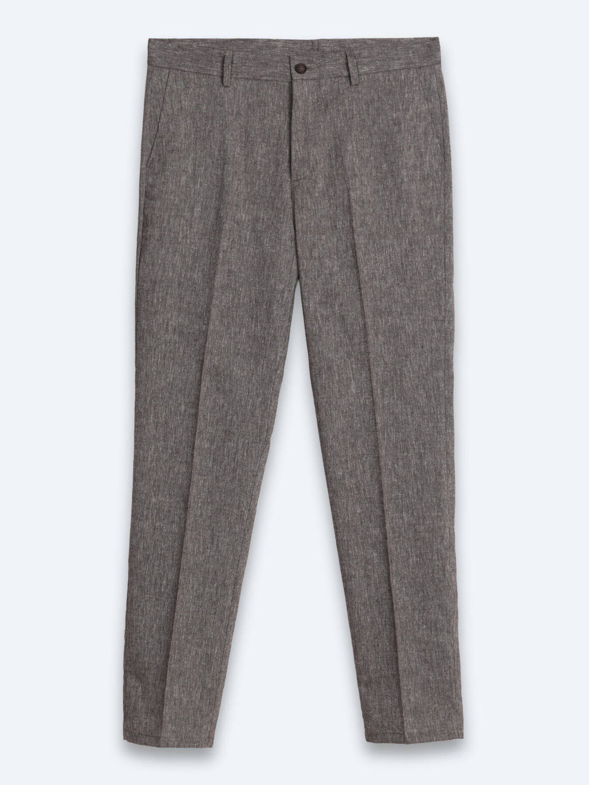 Braune Velours Relaxed Fit Casual Hose