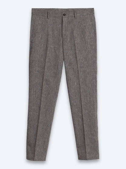 Braune Velours Relaxed Fit Casual Hose
