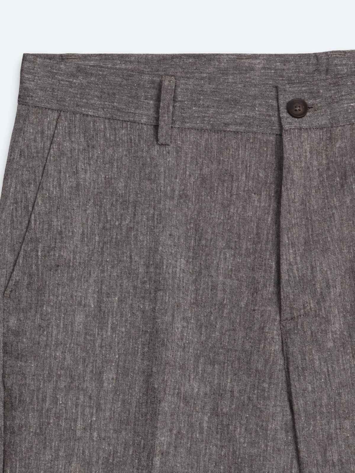 Braune Velours Relaxed Fit Casual Hose