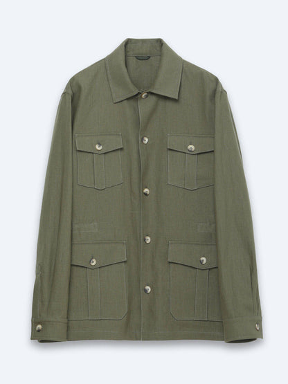 Khaki Überhemd