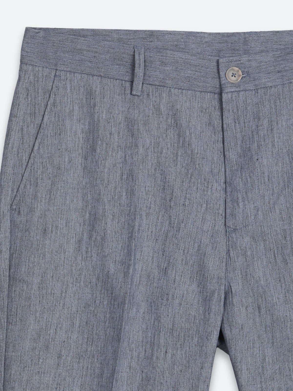 Blaue Velours Relaxed Fit Freizeithose