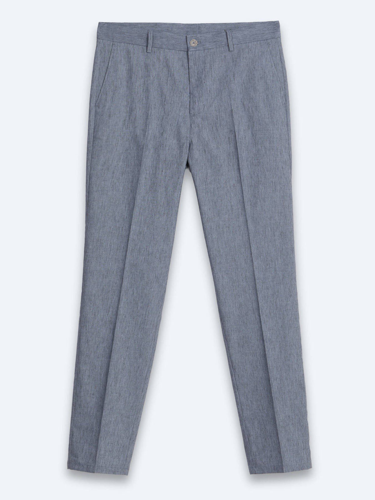 Blaue Velours Relaxed Fit Freizeithose