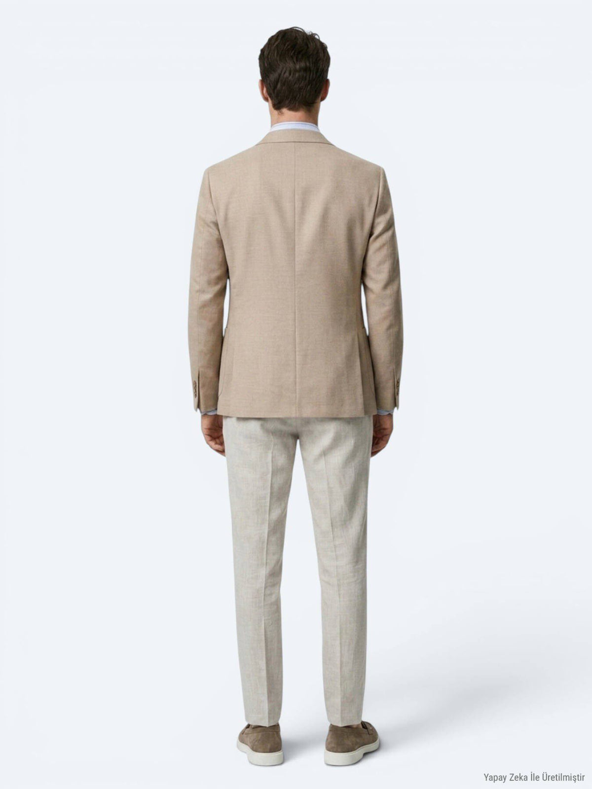 Hellbraune moderne Baumwolljacke