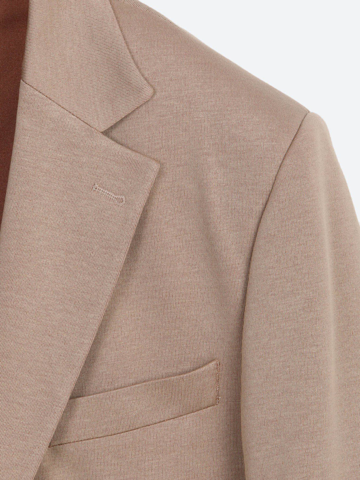Hellbraune moderne Baumwolljacke