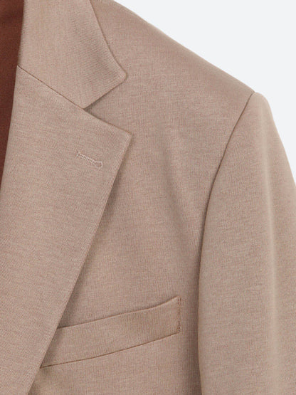 Hellbraune moderne Baumwolljacke