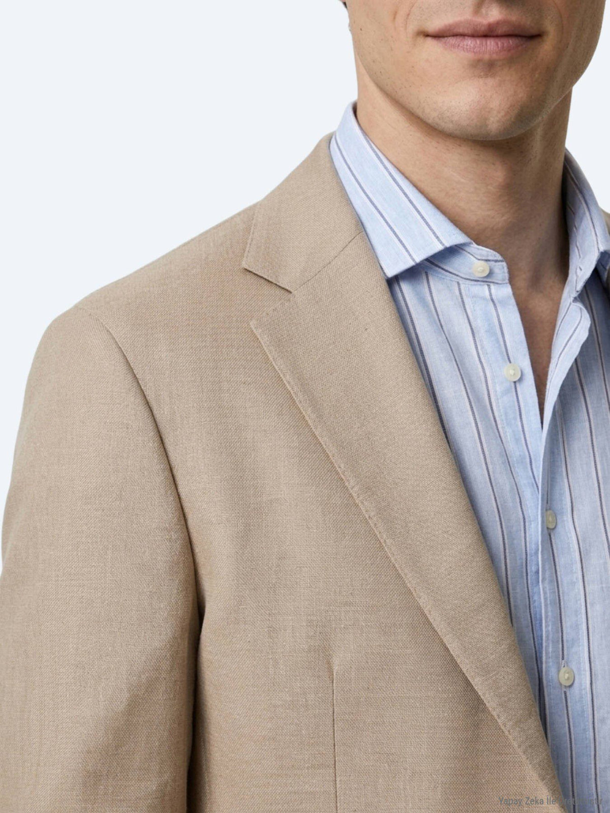 Hellbraune moderne Baumwolljacke