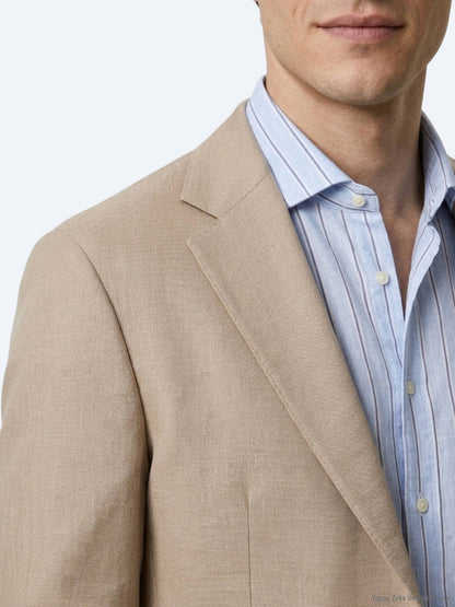 Hellbraune moderne Baumwolljacke