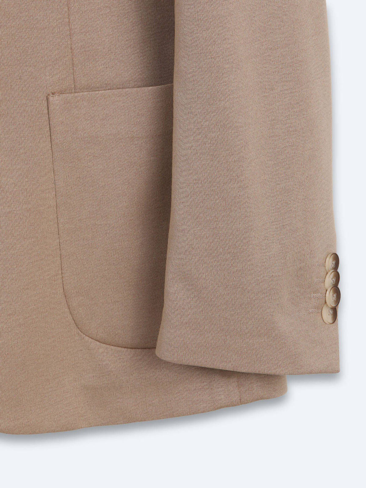 Hellbraune moderne Baumwolljacke
