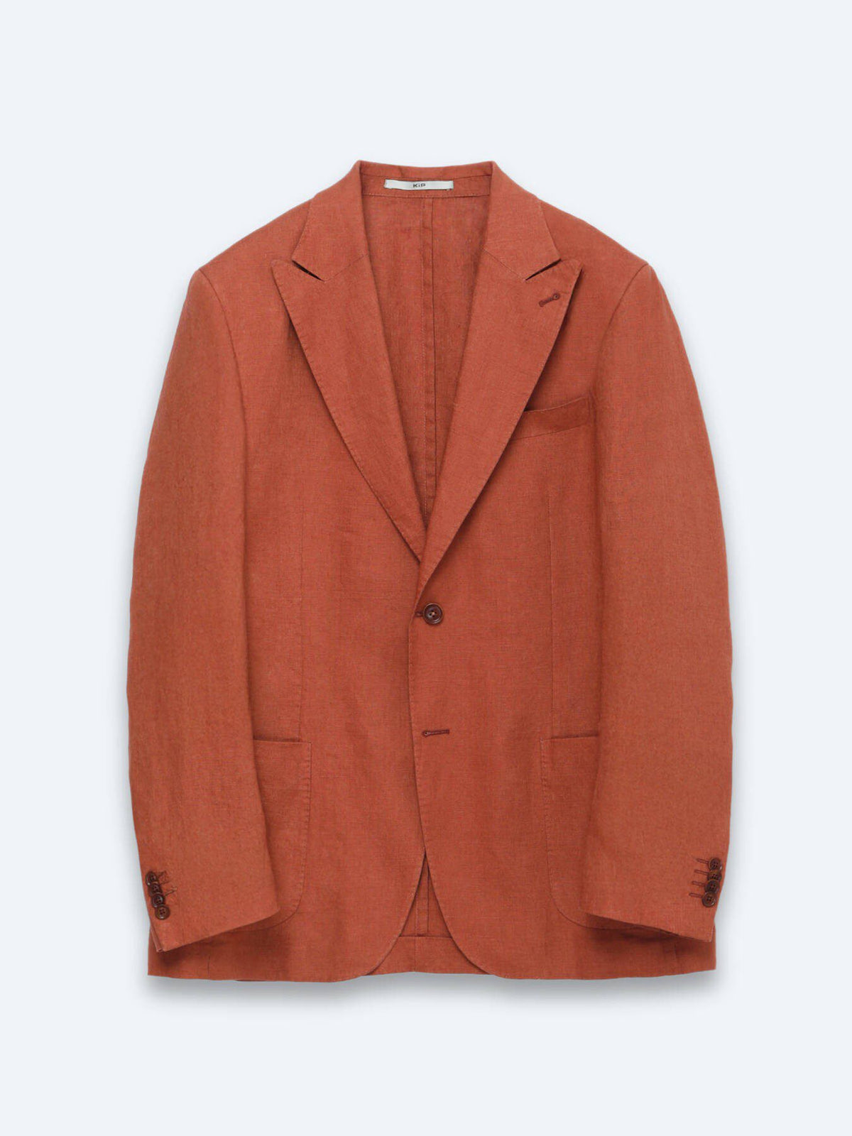 Rote Schlichte Moderne Leinenjacke