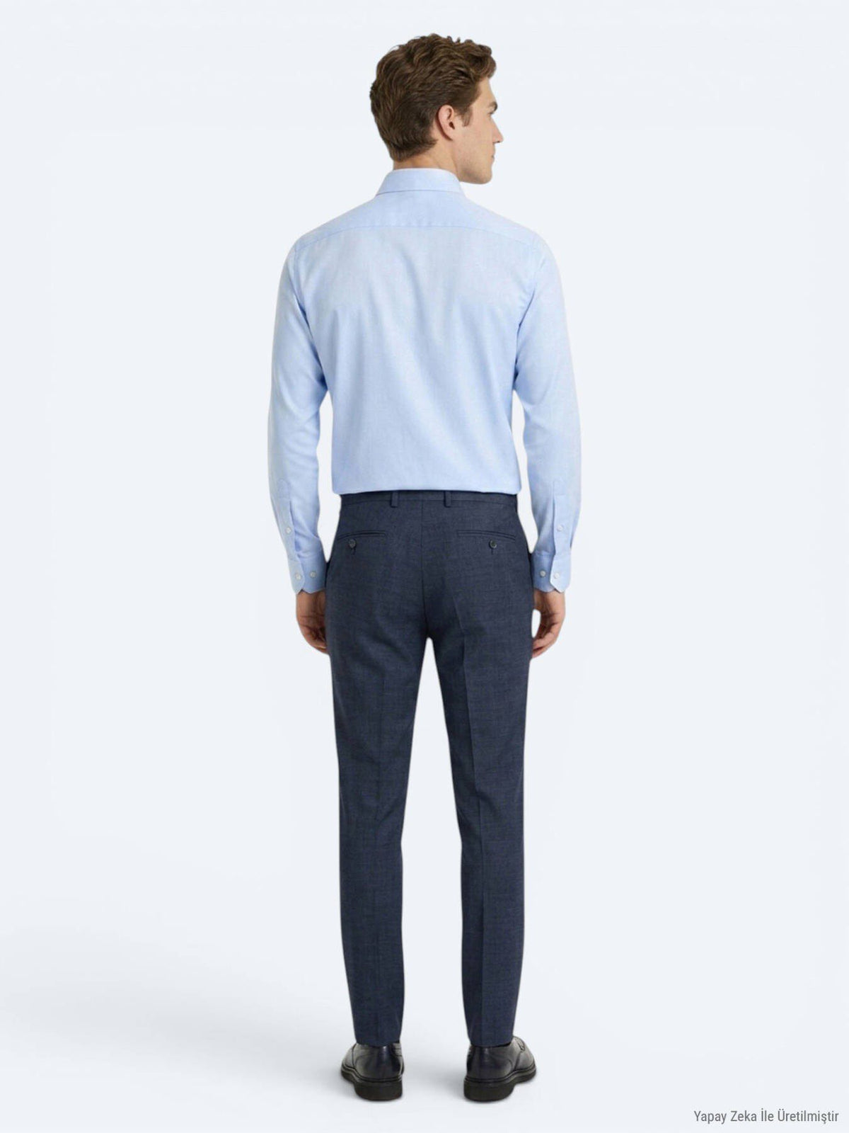 Helles Blaues Baumwollhemd Regular Fit