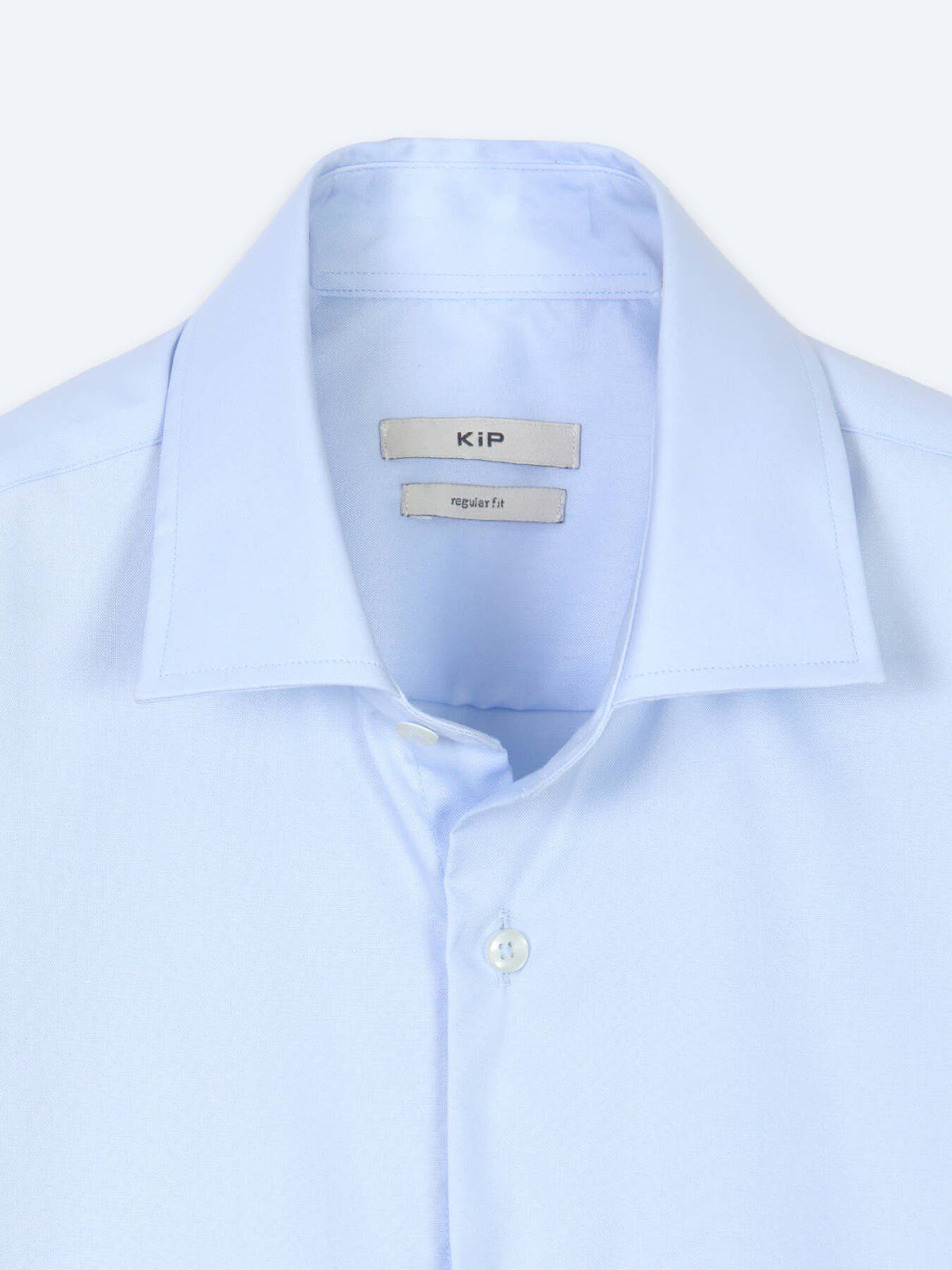 Helles Blaues Baumwollhemd Regular Fit