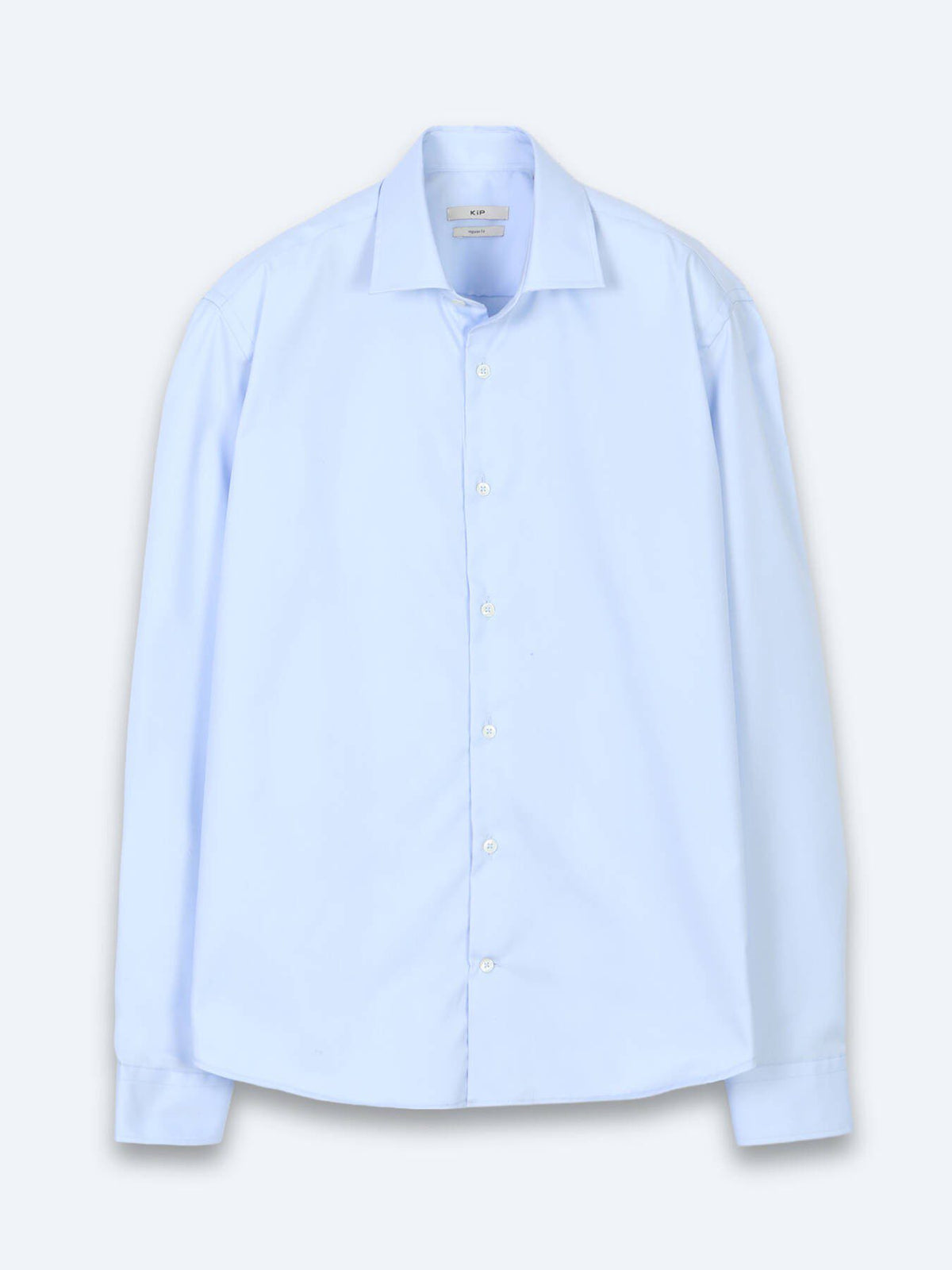Helles Blaues Baumwollhemd Regular Fit