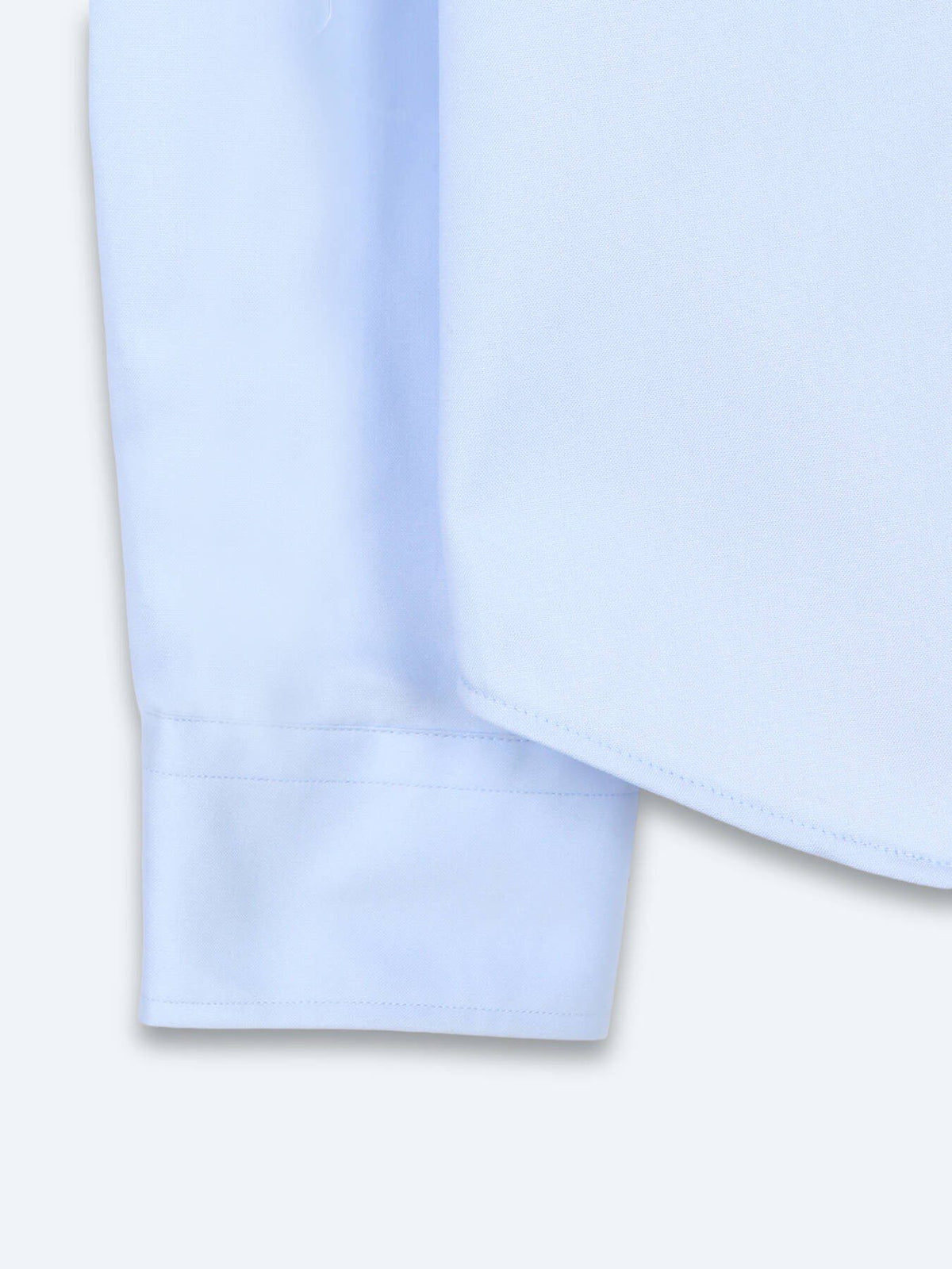 Helles Blaues Baumwollhemd Regular Fit
