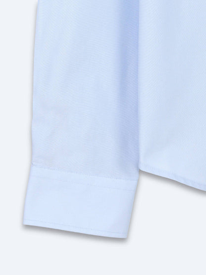 Helles Blau Gestreiftes Casual Hemd
