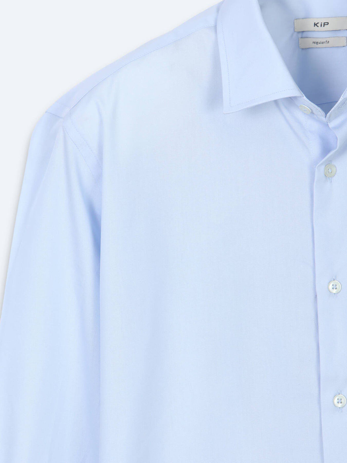 Helles Blau Gestreiftes Casual Hemd