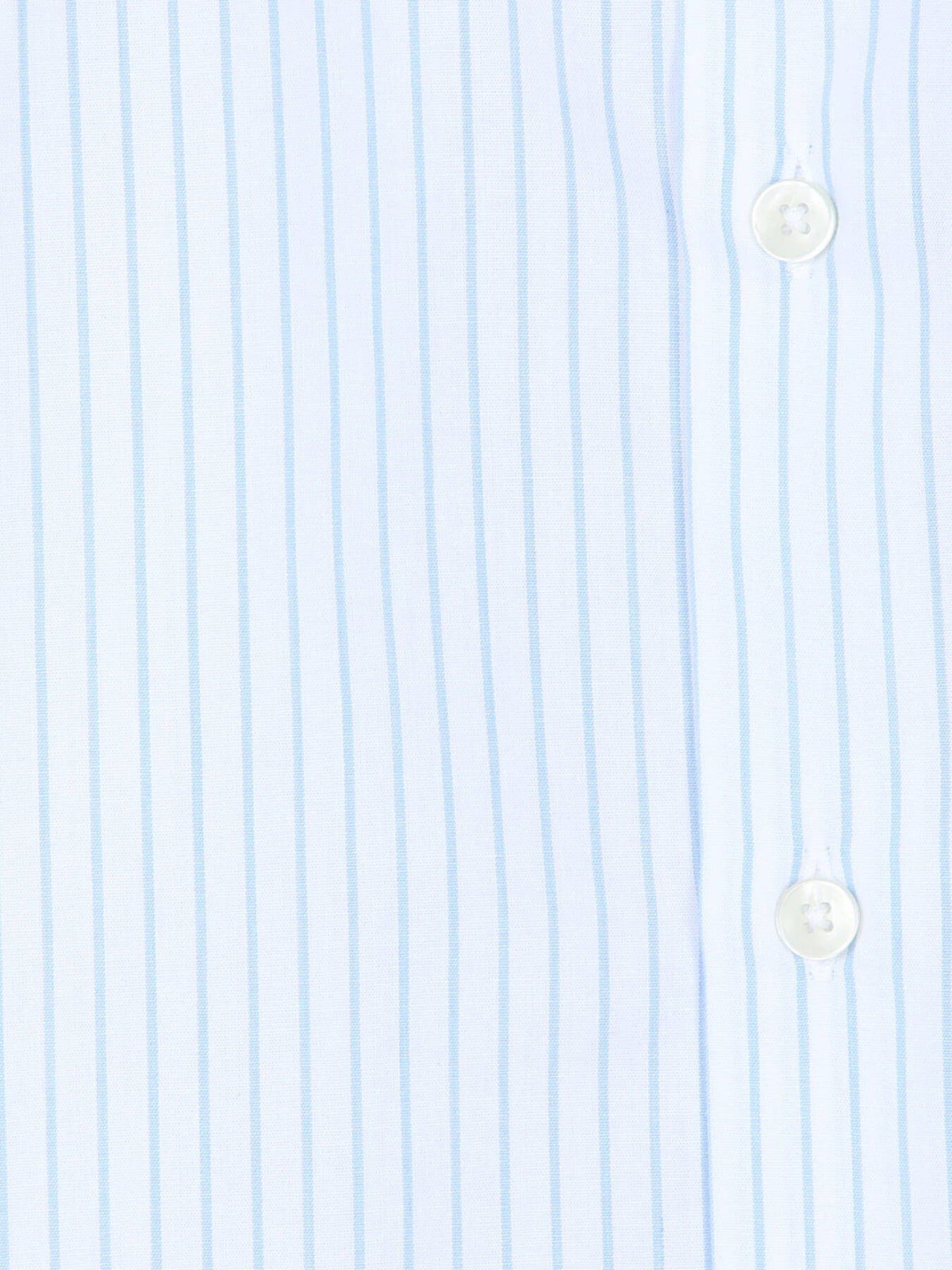 Hellblau Gestreiftes Regular Fit Casual Hemd