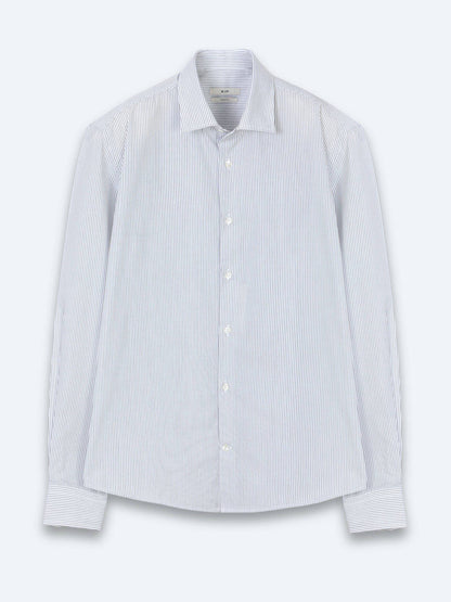 Marineblau Gestreiftes Casual Hemd