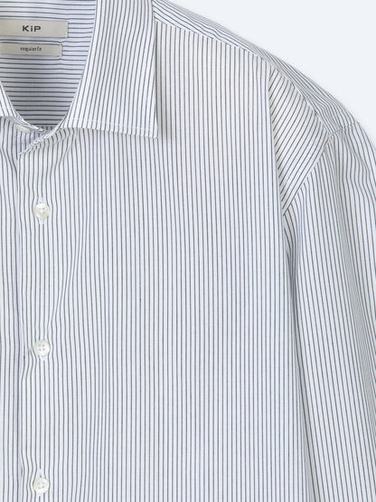 Marineblau Gestreiftes Casual Hemd