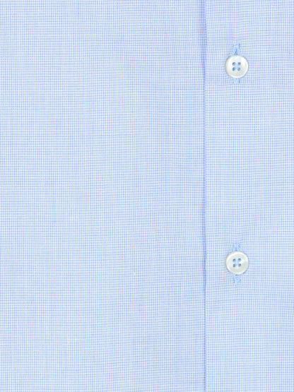 Helles Blaues Regular Fit Baumwollhemd