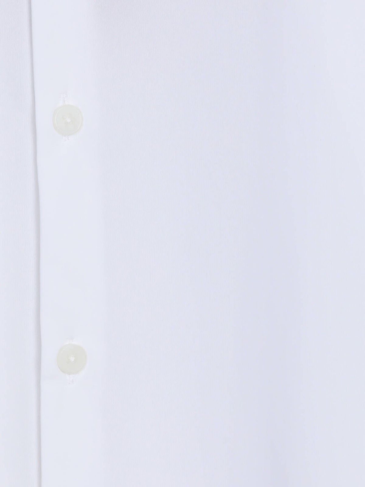 Weißes schlichtes Regular Fit Strickshirt