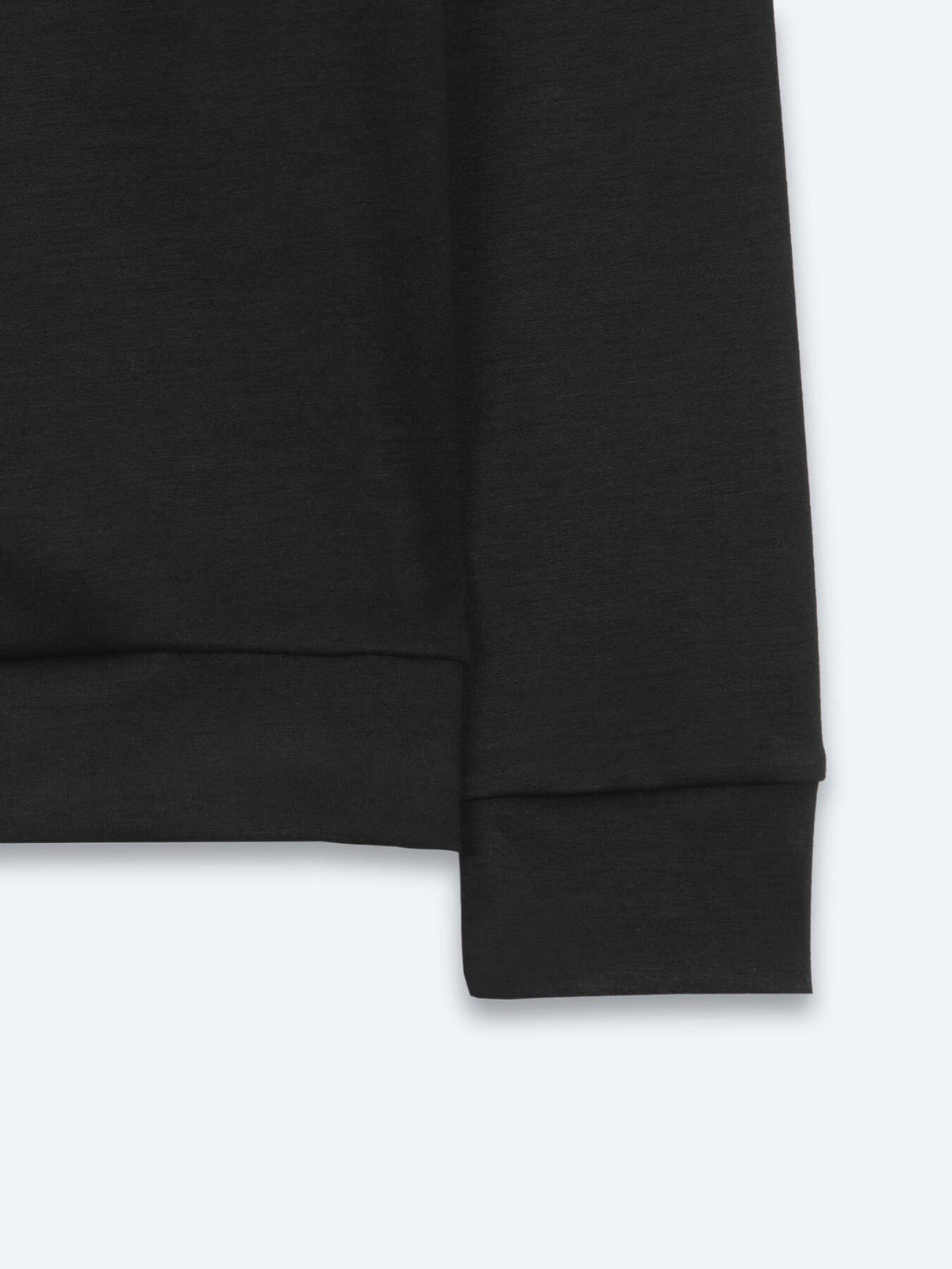 Schwarzes schlichtes Sweatshirt