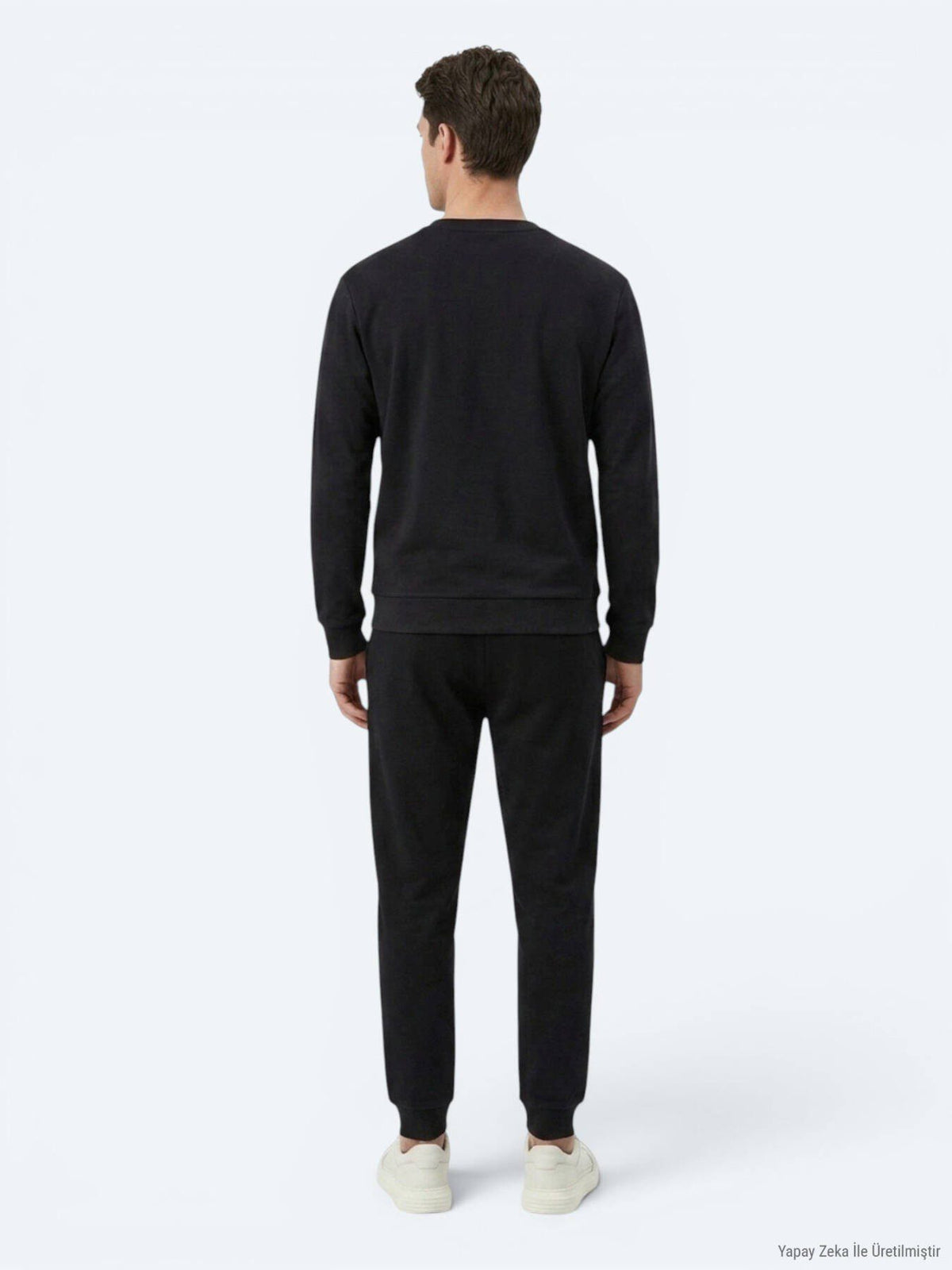 Schwarzes schlichtes Sweatshirt