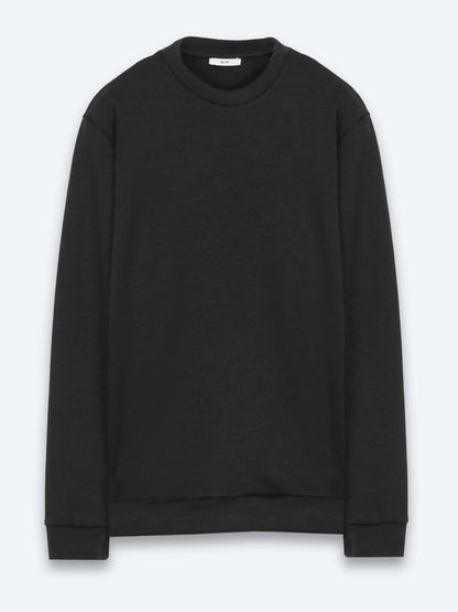 Schwarzes schlichtes Sweatshirt
