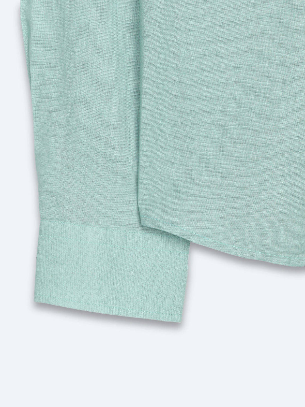 Hellgrünes Regular Fit Casual Hemd aus Baumwolle