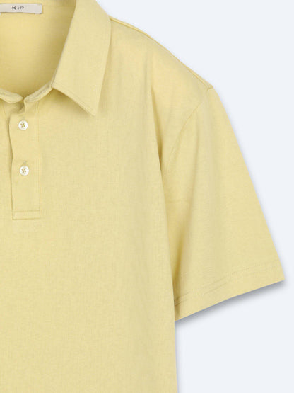 Ölgrün Unifarben Baumwollmix T-Shirt
