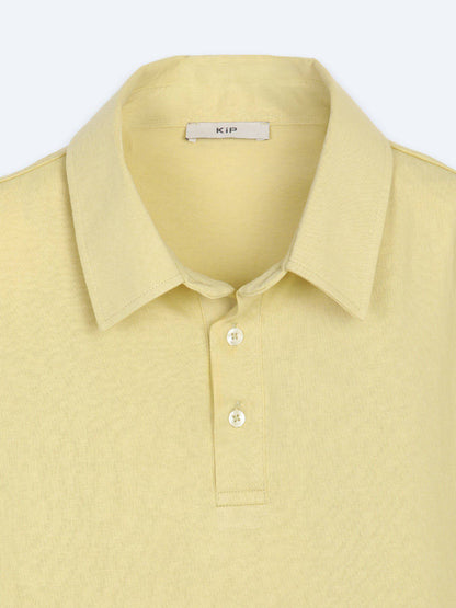 Ölgrün Unifarben Baumwollmix T-Shirt