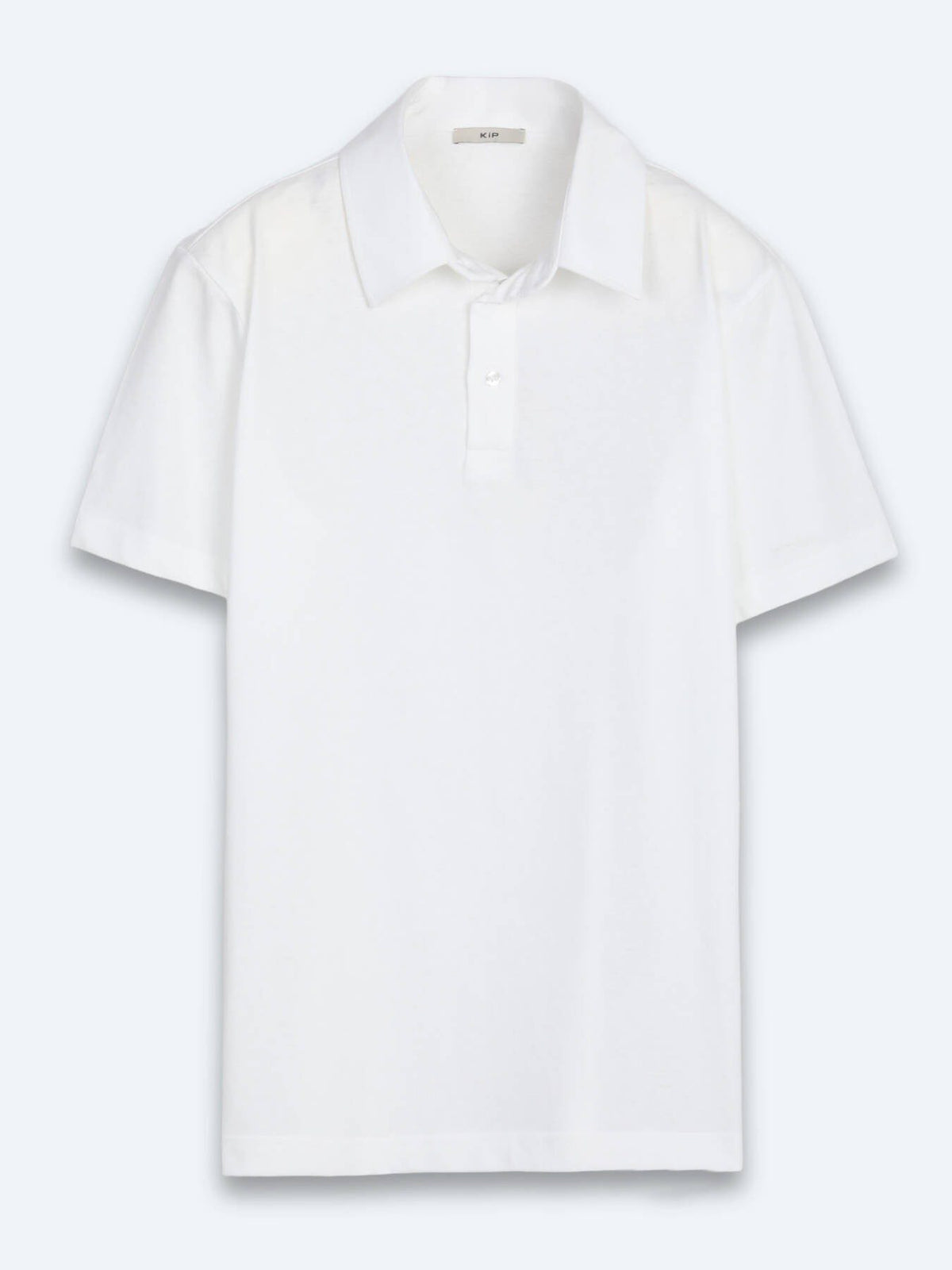 Weißes Baumwoll-Misch-T-Shirt