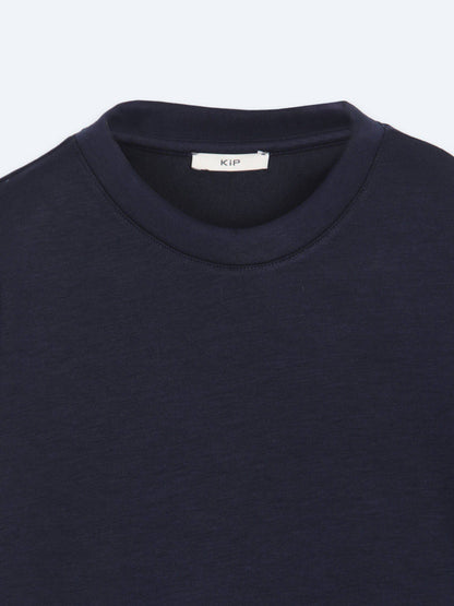 Marineblaues schlichtes Sweatshirt