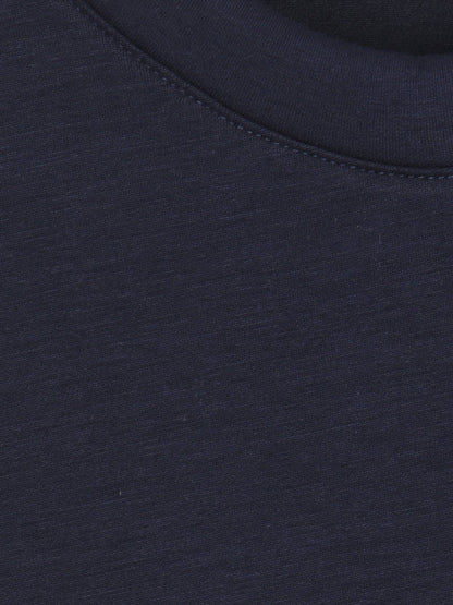 Marineblaues schlichtes Sweatshirt