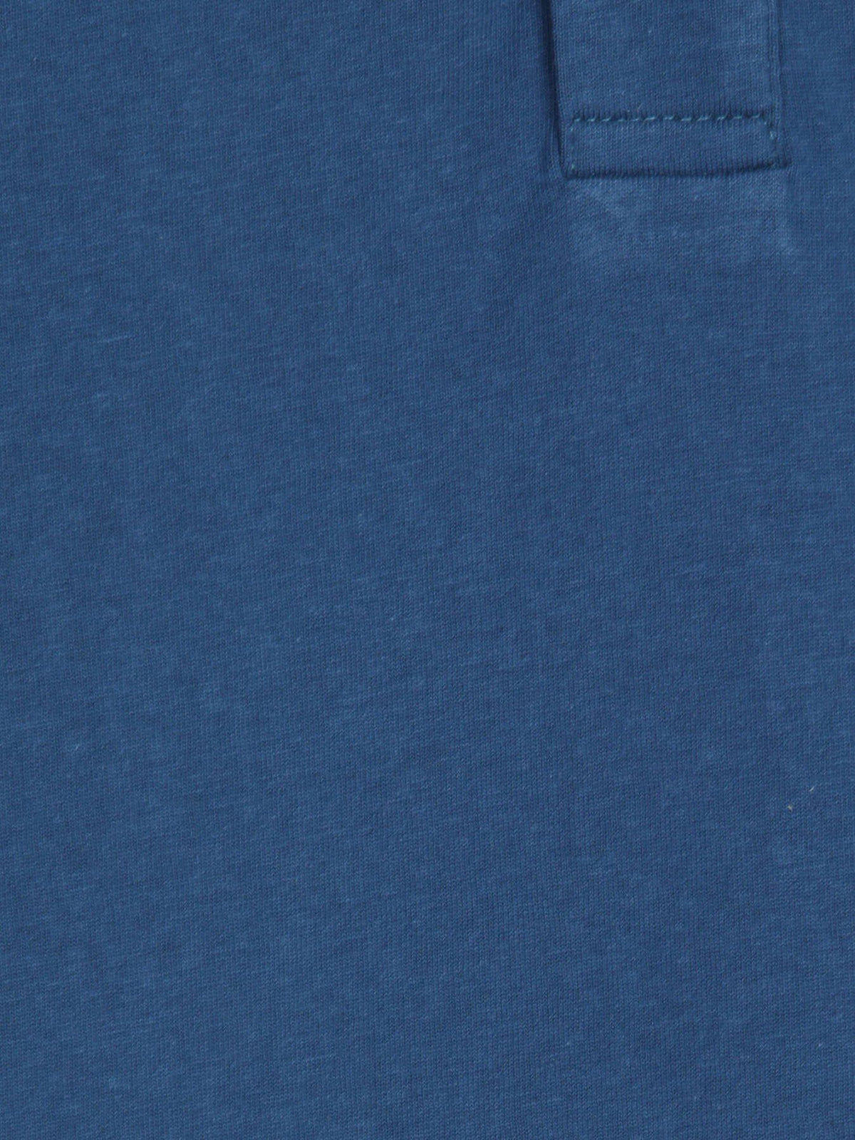 Marineblaues Baumwollmix T-Shirt