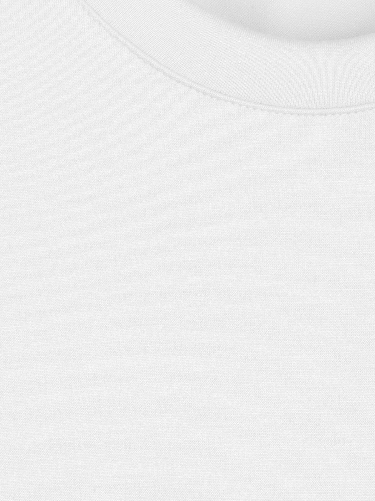 Weißes schlichtes Sweatshirt