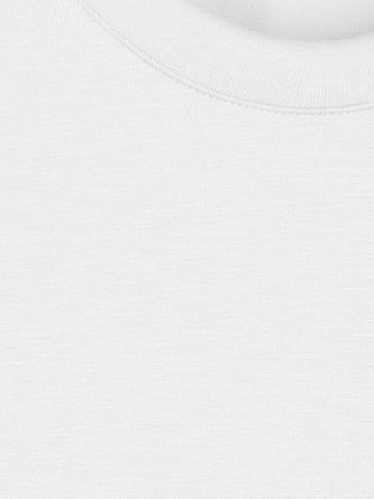Weißes schlichtes Sweatshirt