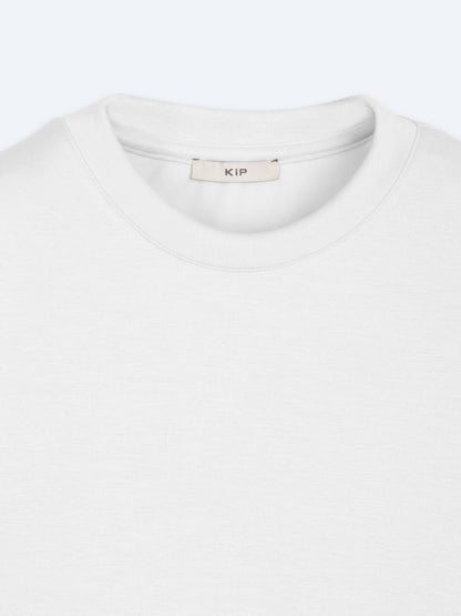 Weißes schlichtes Sweatshirt