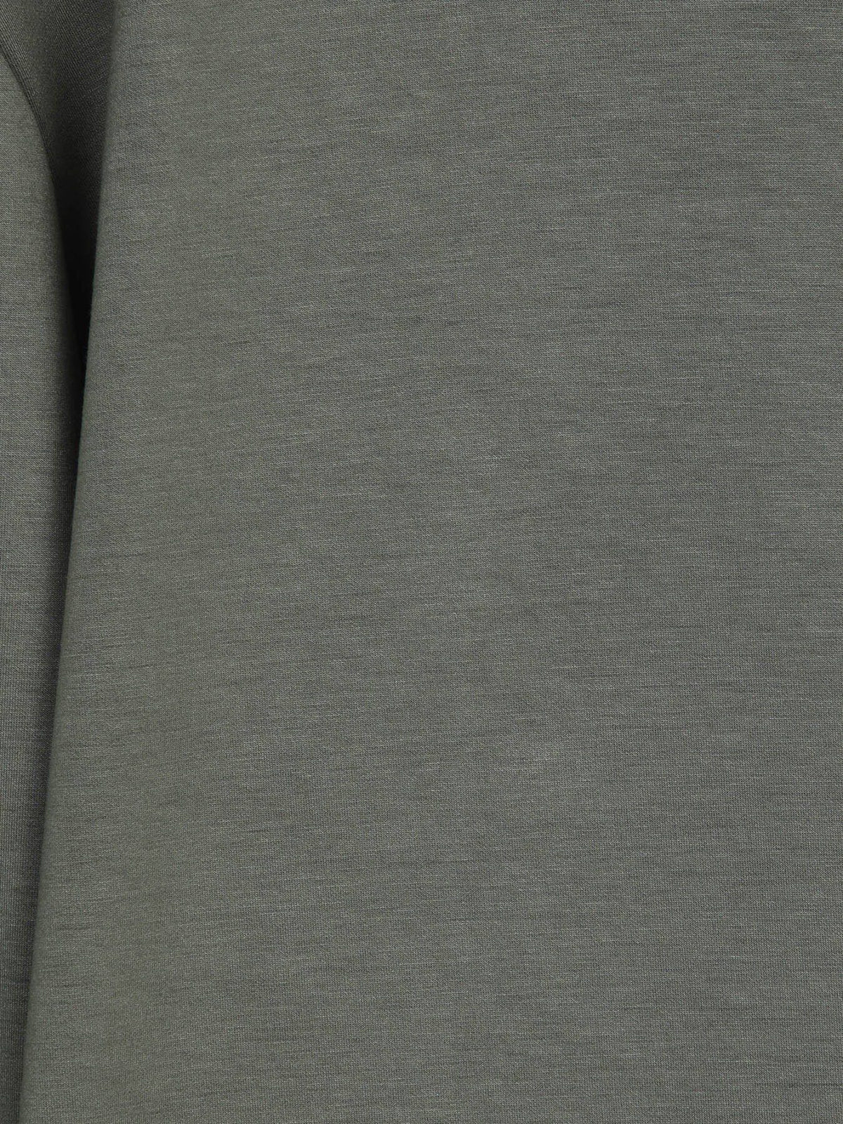 Khaki Unifarben Sweatshirt