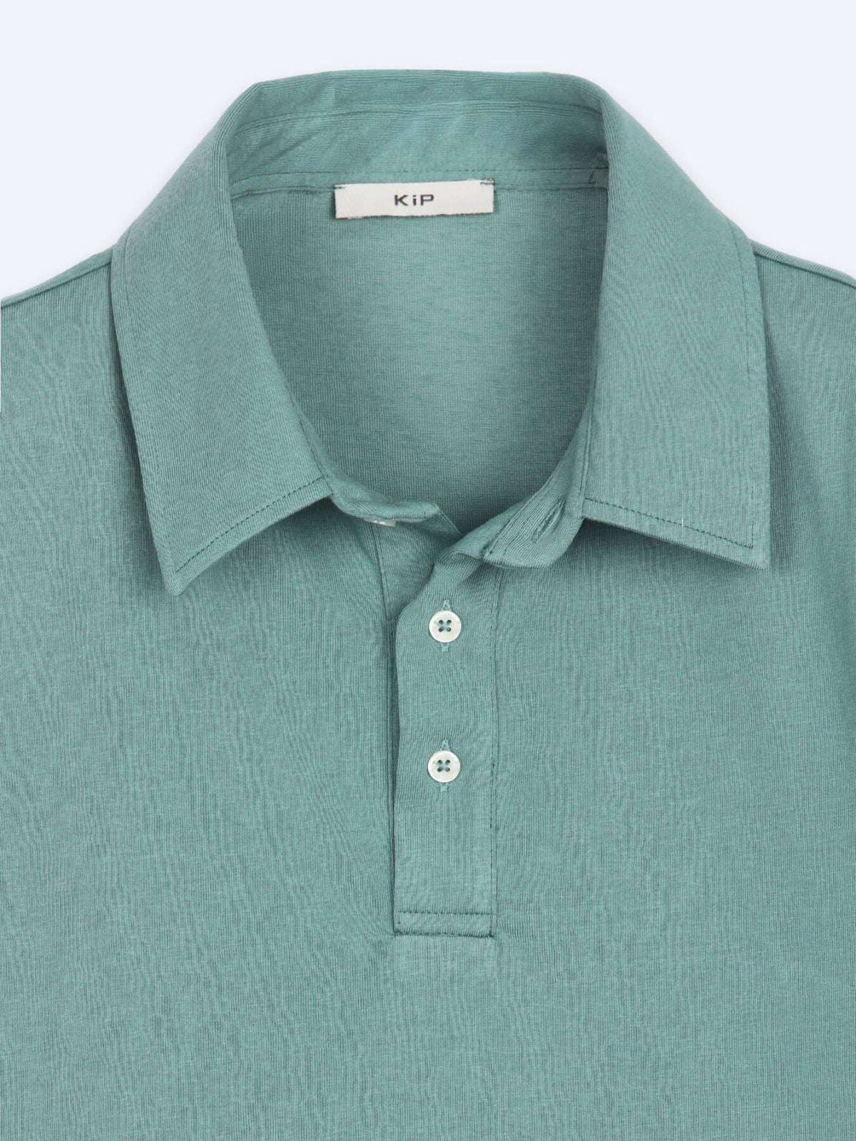 Dunkelkhaki Baumwollmischung T-Shirt