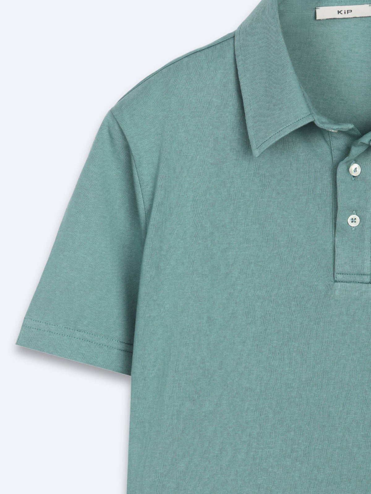 Dunkelkhaki Baumwollmischung T-Shirt